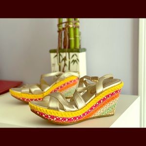 Eric Javits Wedge Sandals